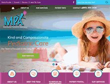 Tablet Screenshot of mpaforkids.com
